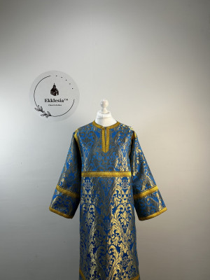 Orthodox metallic brocade sticharion - Altar Server Robe - Stikharfor reader