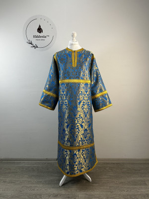 Orthodox metallic brocade sticharion - Altar Server Robe - Stikharfor reader