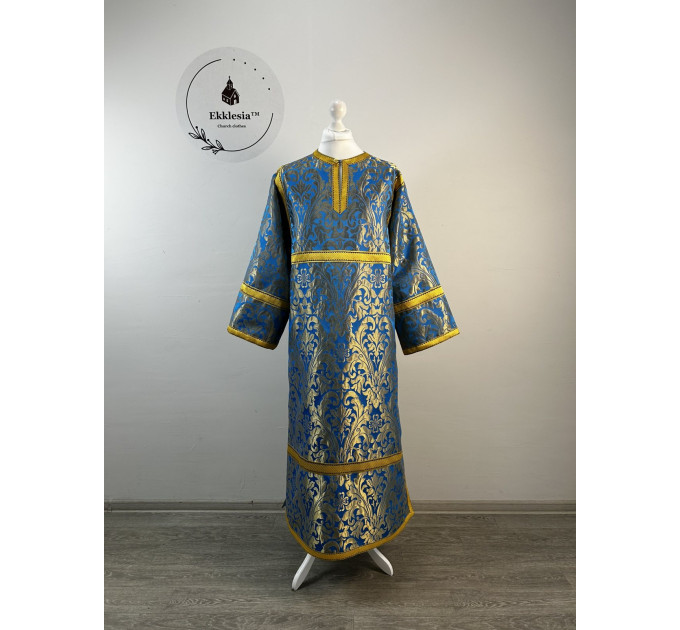 Orthodox metallic brocade sticharion - Altar Server Robe - Stikharfor reader