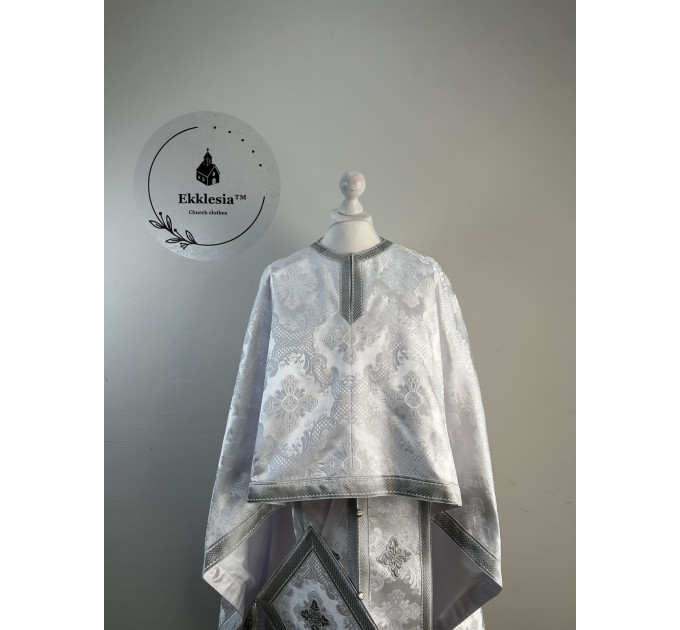 Priest vestment in rich church brocade - Liturgical clothes for orthodox priest