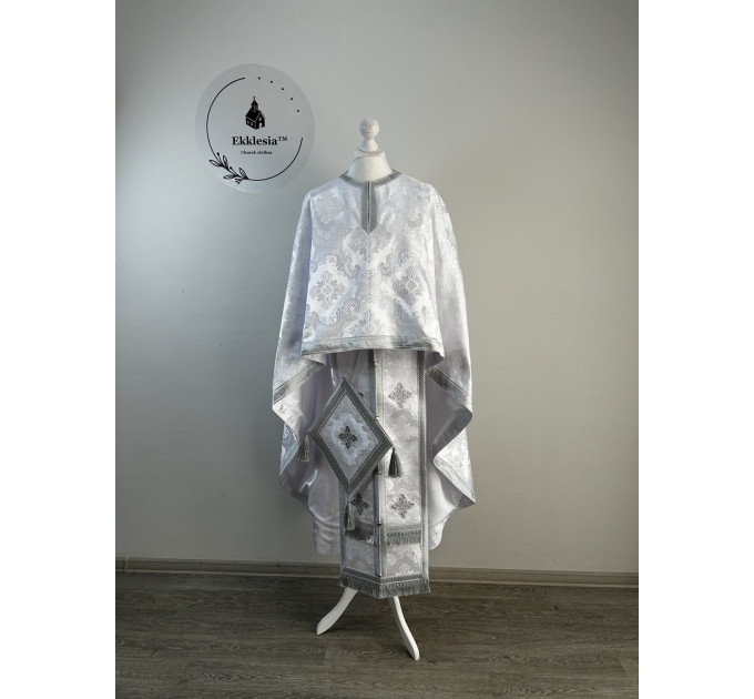 Priest vestment in rich church brocade - Liturgical clothes for orthodox priest