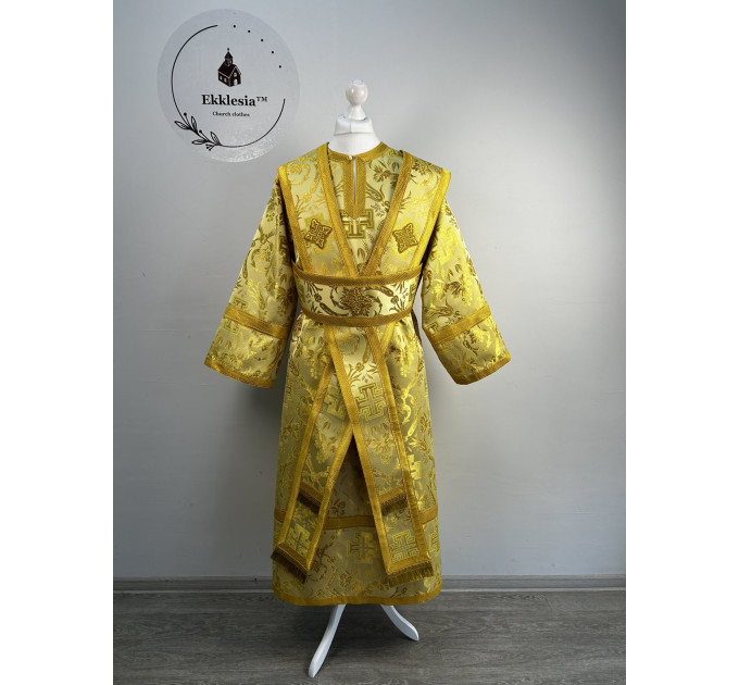 Sticharion for subdeacon - Orthodox stichar - Altar boy robe - Single orar