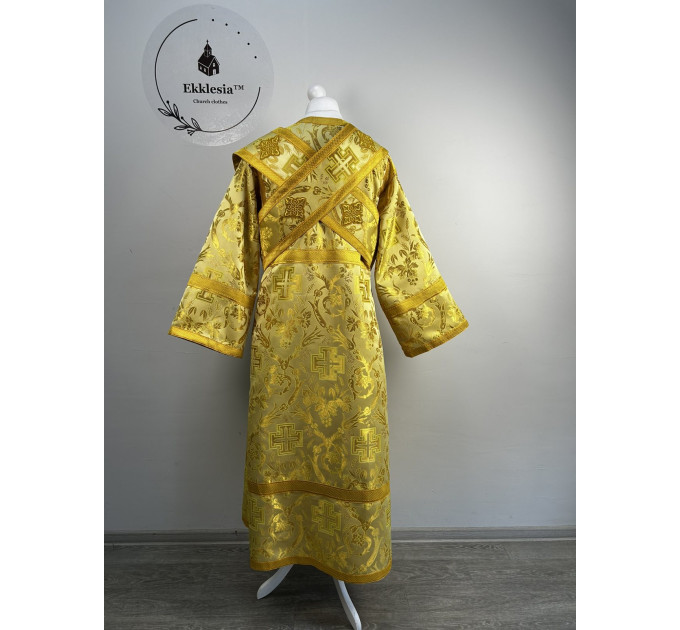 Sticharion for subdeacon - Orthodox stichar - Altar boy robe - Single orar