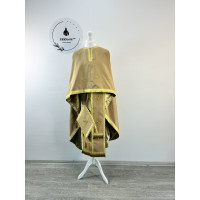 Classic priest vestment set in gabardine - Greek-style vestment - Orthodox vestment