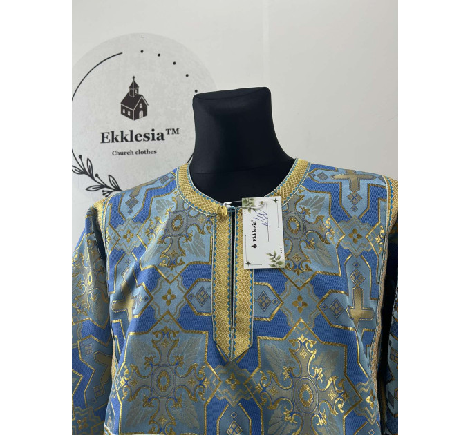 Black Orthodox sticharion for Lent - Church stikhar - Altar Server Reader Robe