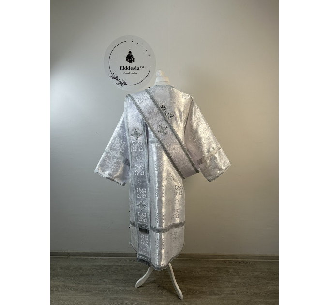 Deacon's liturgical Orthodox Vestment -Sticharion for deacon and orar single or double, epimanikia