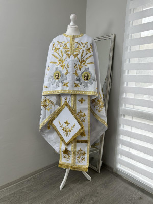 Embroidered vestment set for Orthodox priest  - Vestment in Greek style