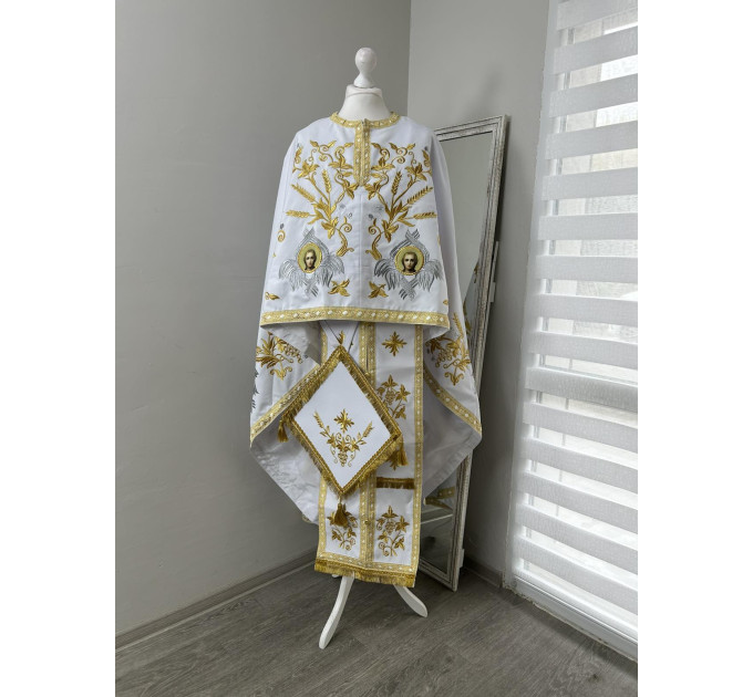 Embroidered vestment set for Orthodox priest  - Vestment in Greek style