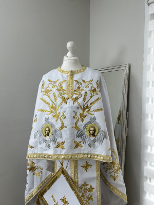 Embroidered vestment set for Orthodox priest  - Vestment in Greek style
