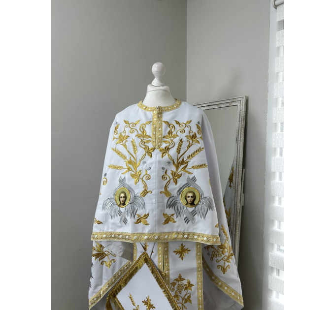 Embroidered vestment set for Orthodox priest  - Vestment in Greek style