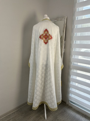 Vestment for priest made of Greek fabric