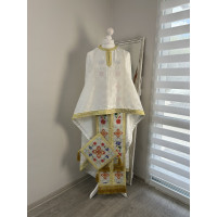 Vestment for priest made of Greek fabric