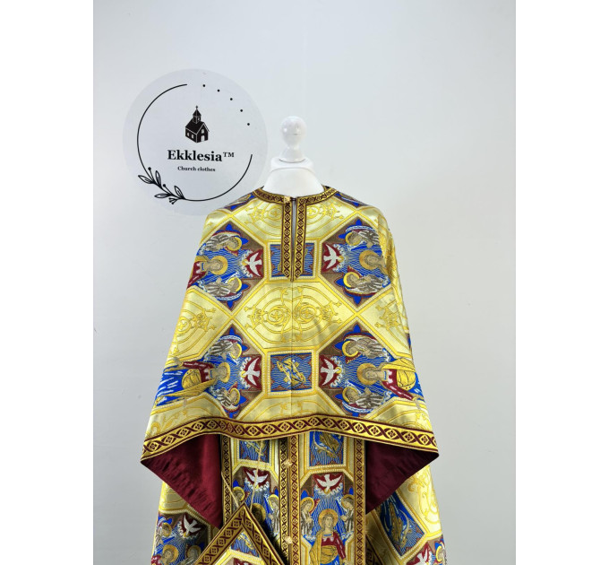 Priest's vestment made of unique brocade - Orthodox vestment set - Greek style phelon