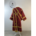 Protodeacon's red alb - Orthodox vestment for deacon set - Stikharion