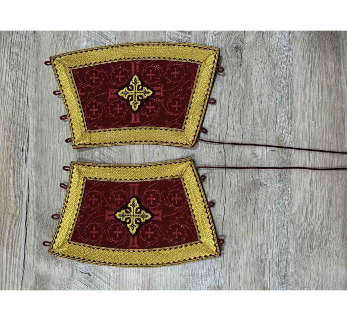 Protodeacon's red alb - Orthodox vestment for deacon set - Stikharion