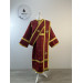 Protodeacon's red alb - Orthodox vestment for deacon set - Stikharion