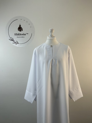 Classic podryznik with lace trim - White stikhar under the vestment