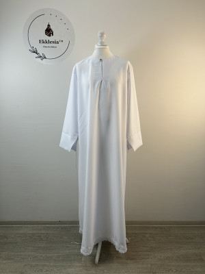 Classic podryznik with lace trim - White stikhar under the vestment