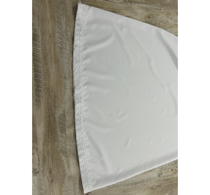 Classic podryznik with lace trim - White stikhar under the vestment