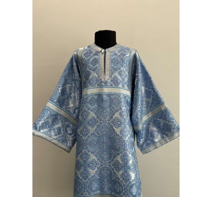 Altar Server Reader blue Robe - Stikharion - Surplice - Rochet - Alb