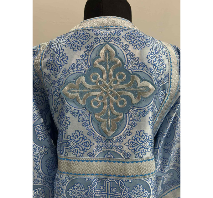 Altar Server Reader blue Robe - Stikharion - Surplice - Rochet - Alb
