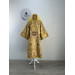Bishop's vestment set in gold brocade - Vestment set for Archbishop
