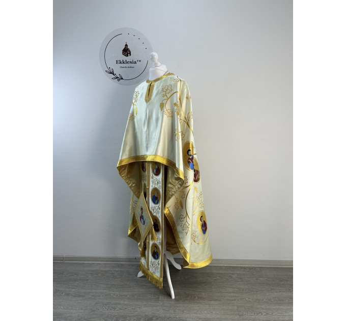 Priest vestment - Greek coupon - Priest clothes - Liturgical garments robe