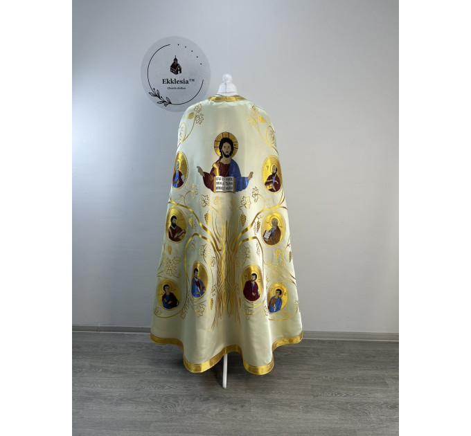 Priest vestment - Greek coupon - Priest clothes - Liturgical garments robe