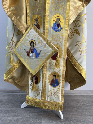 Priest vestment - Greek coupon - Priest clothes - Liturgical garments robe
