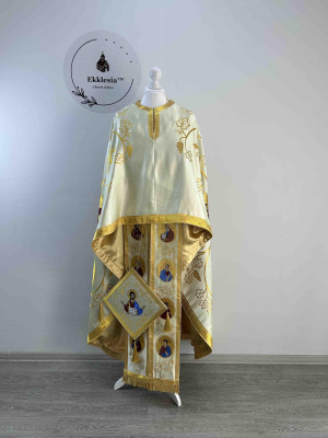 Priest vestment - Greek coupon - Priest clothes - Liturgical garments robe