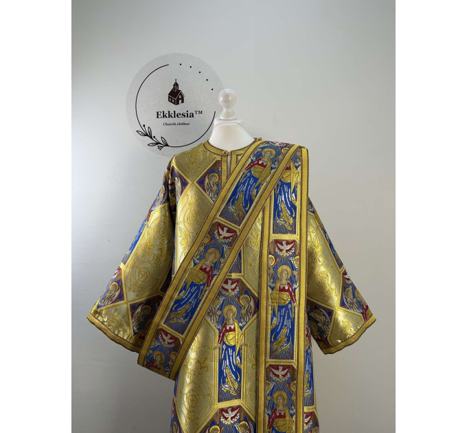 Vestment for protodeacon in rich brocade The Annunciation