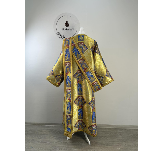 Vestment for protodeacon in rich brocade The Annunciation