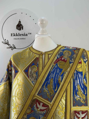 Vestment for protodeacon in rich brocade The Annunciation