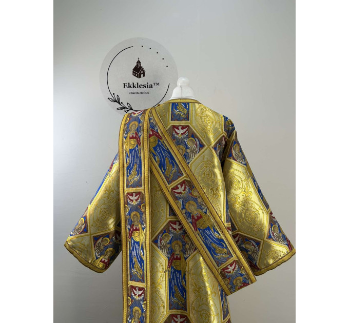 Vestment for protodeacon in rich brocade The Annunciation