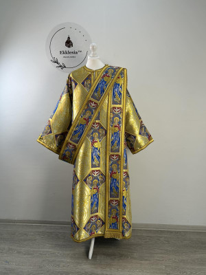 Vestment for protodeacon in rich brocade The Annunciation