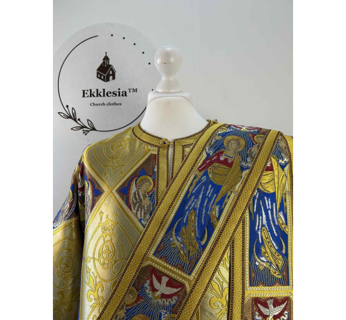 Vestment for protodeacon in rich brocade The Annunciation
