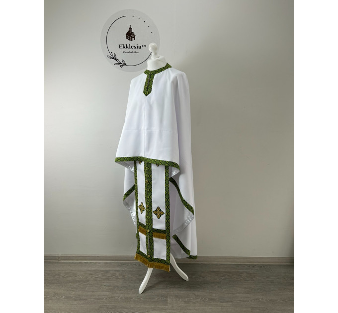 Vyshyvanka vestment - Liturgical vestment set for priest - Clothes for church