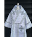 White Bishop's silk vestment set - Vestment set for Bishop - Archbishop's set