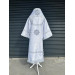White Bishop's silk vestment set - Vestment set for Bishop - Archbishop's set