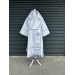 White Bishop's silk vestment set - Vestment set for Bishop - Archbishop's set