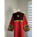 Combined orthodox sticharion - Altar server reader robe in velvet and gabardine