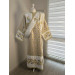 Combined velvet and brocade deacon's vestment - Embroidered stichar and orar