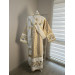 Combined velvet and brocade deacon's vestment - Embroidered stichar and orar
