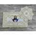 Embroidered chalice covers with aer - Covers set for communion