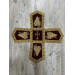 Embroidered Orthodox Chalice Covers with peacocks - Aer and chalice veil set - Chalice Covers