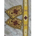 Embroidered priest vestment with peacocks in Greek style