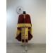 Embroidered priest vestment with peacocks in Greek style