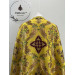 Greek style priest vestment - Gold floral brocade phelon
