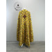 Greek style priest vestment - Gold floral brocade phelon