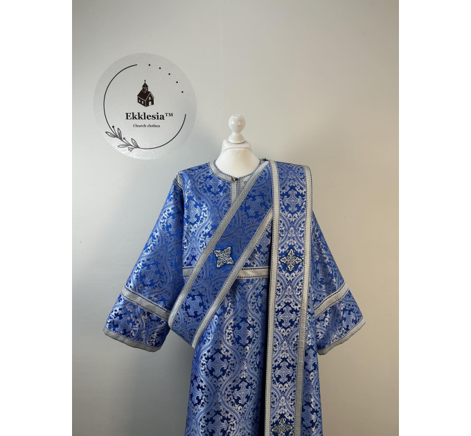 Lenten vestment for deacon - Liturgical vestment set - Stichar orar